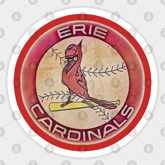 Erie Cardinals Baseball Sticker by Kitta’s Shop